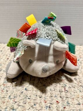 Mary Meyer Taggies Signature Collection Grey Hedgehog Sensory Plush